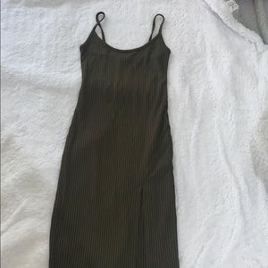Forever 21 midi dress with split SZ S
